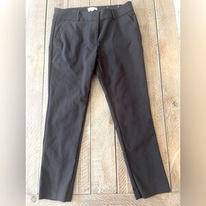 LOFT Outlet Black Modern Skinny Ankle Pants
